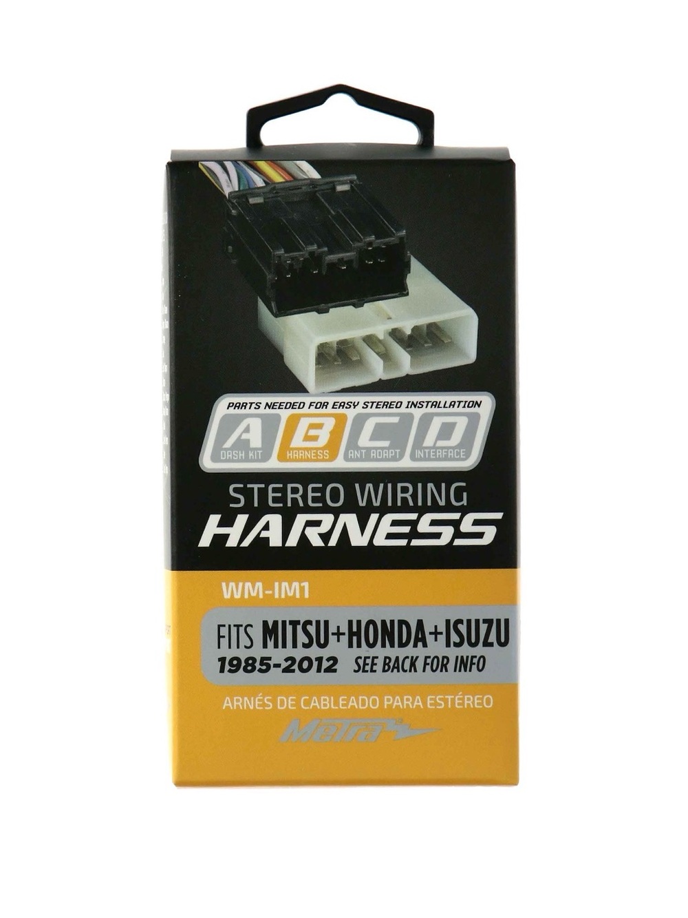 Metra WM-IM1 Stereo Radio Wiring Harness Honda Mitsubishi Isuzu Dodge 1985-2012